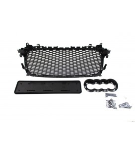 GRILLE AUDI A4 B8 RS-STYLE CHROME-BLACK (12-15)