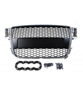 GRILLE AUDI A5 8T RS-STYLE CHROME-BLACK (07-10) PDC