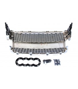 Bamperio grotelės AUDI A5 8T RS-STYLE (chrominės juodos) (07-10) PDC