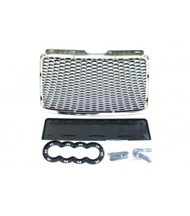 GRILLE AUDI A6 C6 RS-STYLE CHROME-BLACK (09-11)