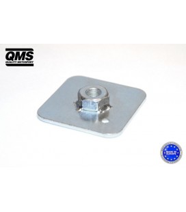 Harness mounting plate with nut QMS