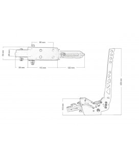 Hydraulic handbrake Vertical Horizontal DRIFT