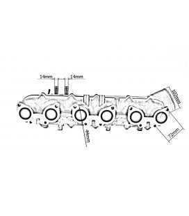 Intake manifold Nissan R32 R33 R34 GTR RB26