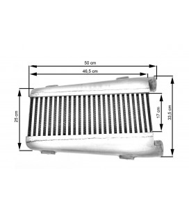 Intercooler TurboWorks 460x150x70 same side