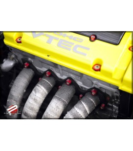 Metric Cup Washers Kit Header JDM 8mm blue
