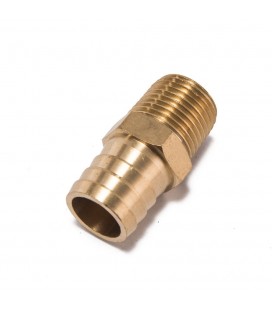 Nipple 12" to 19mm hose BRASS