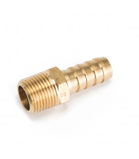 Nipple 38" to 12mm hose BRASS