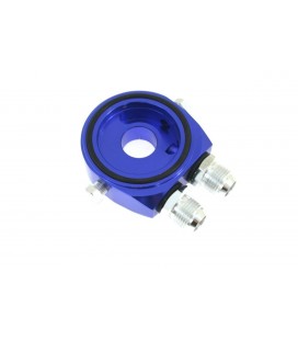 Oil Cooler Adapter Blue AN10