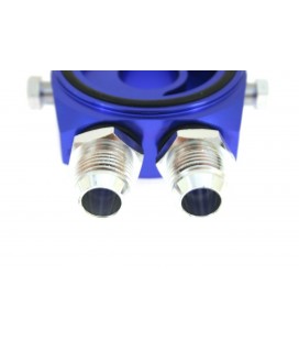 Oil Cooler Adapter Blue AN10