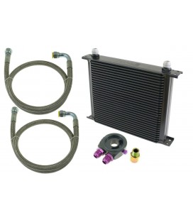 Oil Cooler Kit 30-rows 260x235x50 AN8 black