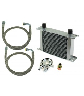 Oil Cooler Kit Setrab 16-rows 190x125x50 AN10 silver