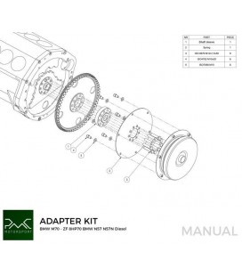 Adapter Kit BMW V12 M70 - BMW ZF 8HP70 N57 N57N Diesel