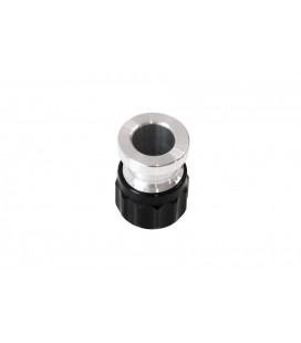 Aluminium fill neck 1.5" BLACK