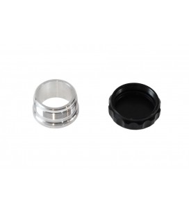 Aluminium fill neck 2" BLACK
