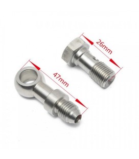 Banjo Bolt Kit M10x1 mm to 4AN with 1.5mm Restrictor