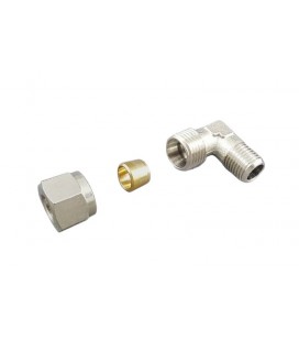 Brass Fitting for hardline 10mm - 1/4" external