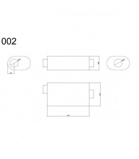 Center Muffler 70mm RM