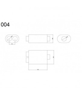 Center Muffler 76mm RM