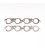 Cometic Exhaust Manifold Gasket Set GM BBC 2.250" ROUND PORT .030" MLS