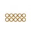 Copper spacer - 8mm 10 szt