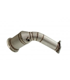 Downpipe Audi RS4 RS5 B9 2.9T 2018+ Decat + Heat Shield