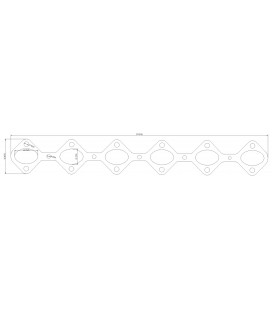 Exhaust flange E60 E61 E65 X5 3.0d