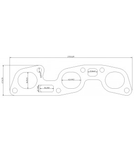 Exhaust flange Nissan RB26
