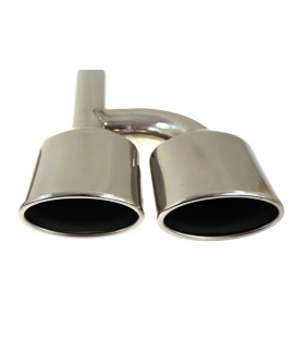 Exhaust Pipe End 126x74mm input 51mm Mercedes C63 AMG
