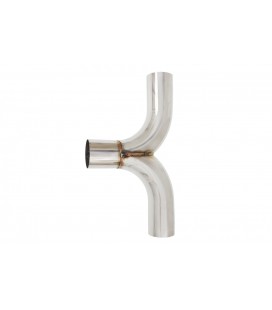 Exhaust tee 180st 60/60mm 304SS