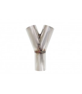 Exhaust tee 45st 42/42mm 304SS
