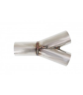 Exhaust tee 45st 63/76mm 304SS