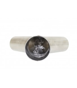 Exhaust tee 90st 51/63mm 304SS