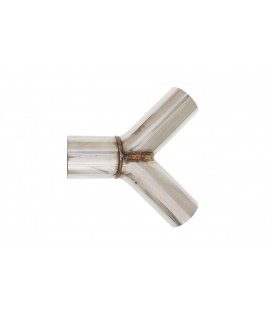 Exhaust tee 90st 60/60mm 304SS