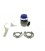 External WasteGate TurboWorks 50mm 0,5 Bar V-Band Blue