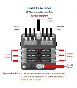 Fuse box 6 obw + ground