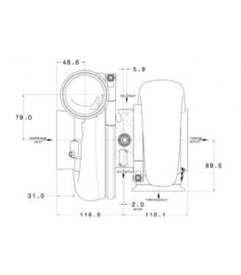 Garrett G42-1200 Turbocharger (879779-5002S)