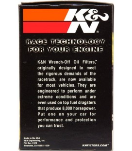 K&N Oil Filter 13/16 In.-16 HP-2006