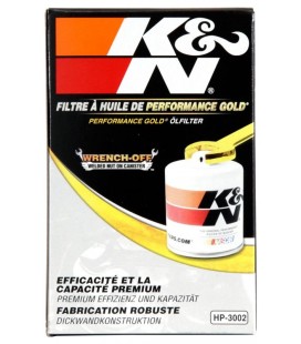 K&N Oil Filter 13/16 In.-16 UNS HP-3002