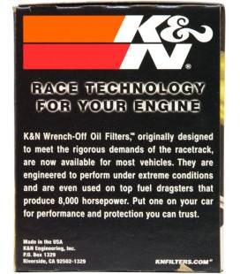 K&N Oil Filter 3/4 In.-16 HP-1002