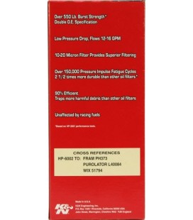 K&N Oil Filter HP-6002