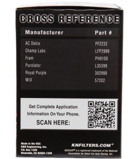 K&N Oil Filter PS-3003