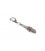 Keychain Ignition Plug Silver
