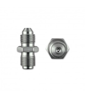 Male adapter with restrictor 7/16"-20UNF 7/16"-24 GARRETT GT SERIES TURBO