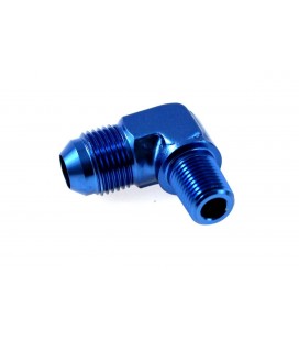 Male to male reducer 90° AN6-1/4NPT