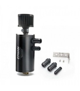 Oil catch tank 0.3L 12mm / 15mm Epman Black