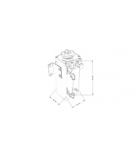 Oil catch tank 0.5L 9mm / 14 mm TurboWorks Silver