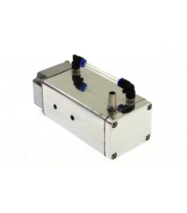Oil catch tank 0.7L 10mm TurboWorks Silver