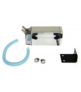 Oil catch tank 0.7L 10mm TurboWorks Silver