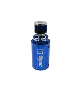 Oil catch tank 0.7L 9mm / 15mm D1Spec Blue + Filtr