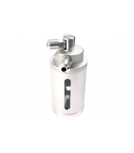 Oil catch tank 0.9L 18mm / 25mm Simota PRO Silver